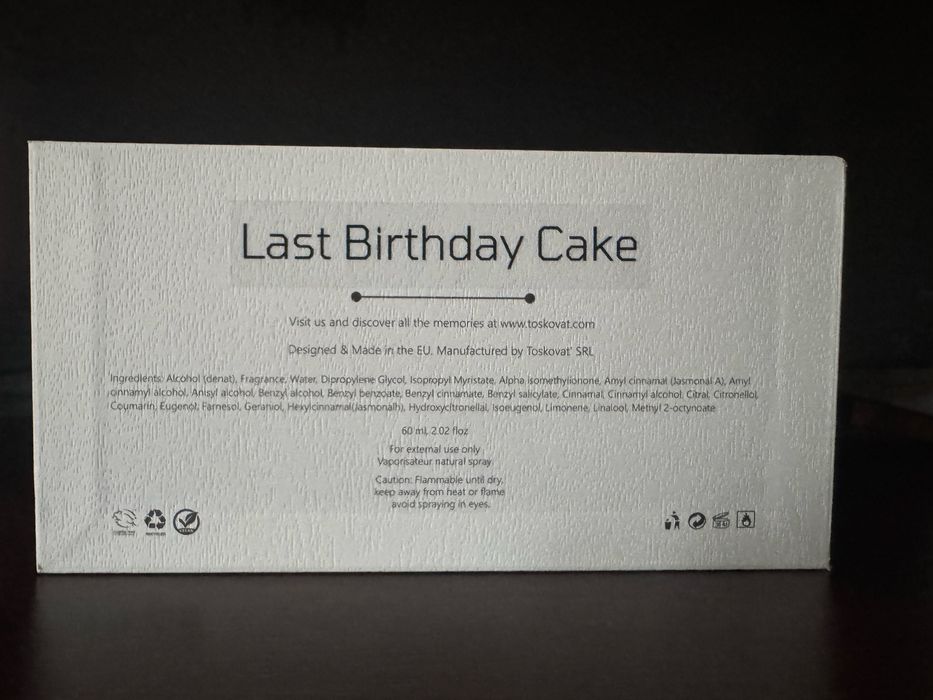 Toskovat Last Birthday Cake 60 ml