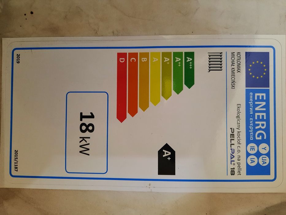 Piec na pellet pellpal 18 kW zapalarka strona ZUM