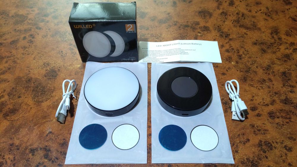 Светильник аккумуляторный 1000 mAh с сенсорной кнопкой светит 6 часов