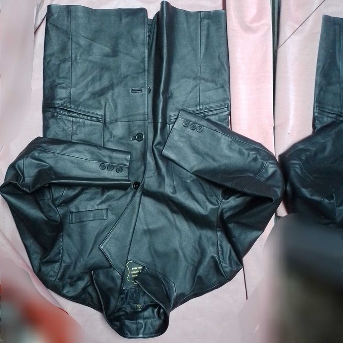 SPIRIT.кожа.Длинный пиджак-рубашка-куртка/можно и женщинам