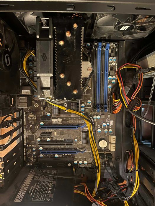 MBO msi m-7693 v2.0 + AMD fx 6300 6x3.5ghz + chłodzenie Silentiumpc