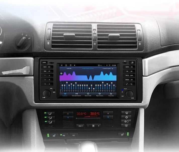 BMW E39 X5 E53 1996–2003 – Radio Android 15 7” CarPlay Android Auto 2GB/32GB GPS Nawigacja Stacja Multimedialna WiFi Bluetooth DSP PL