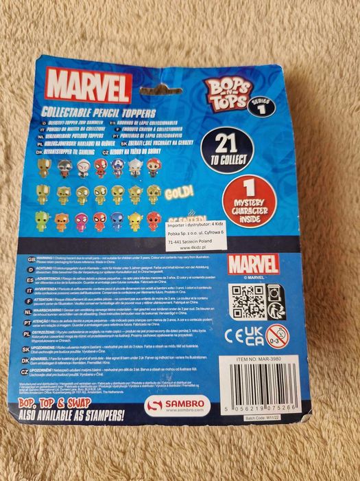Nakładki na ołówki Marvel