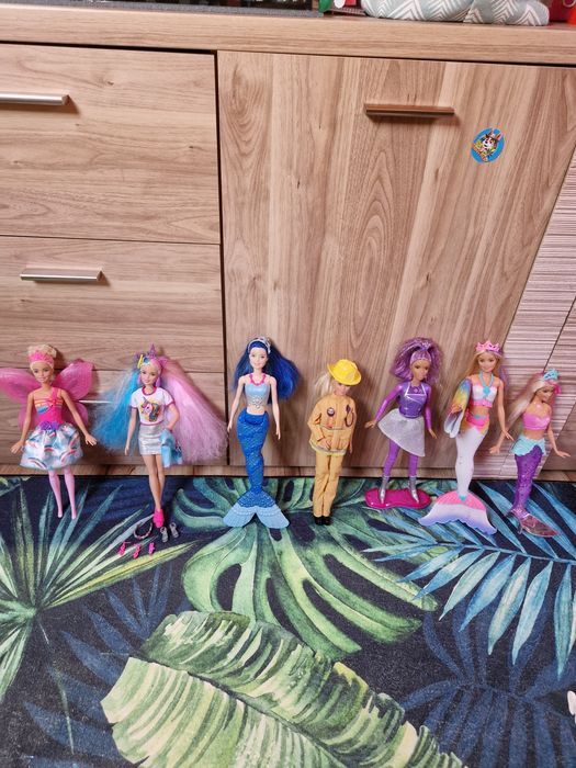 Samolot Barbie+zestawy +lalki