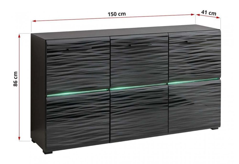 Komoda barek do salonu LED