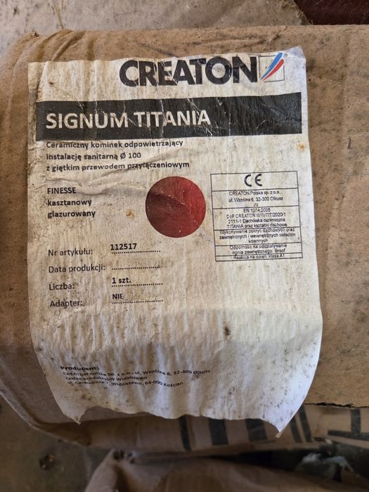 Creaton Titania Finesse kominek wentylacyjny kasztan
