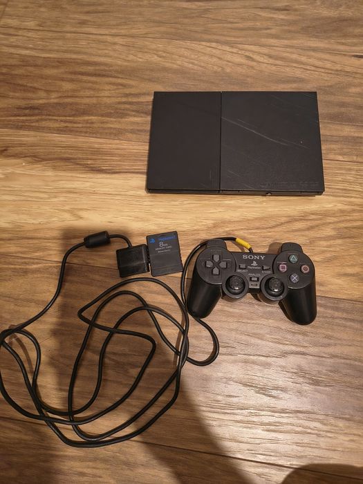 Konsola ps2 slim 1Pad karta pamięci