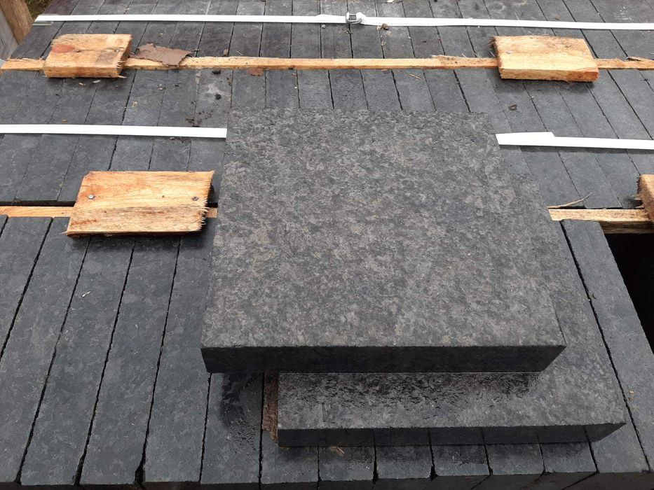 Płyty  Granitowe 60*60*3, 60*40*3,60*30*3 cięto-płomieniowana czarna,i