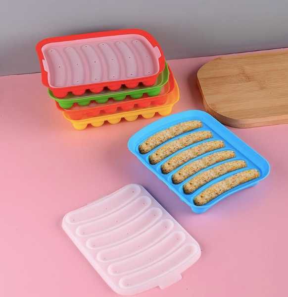 Форма силіконова для приготування та запікання сосисок