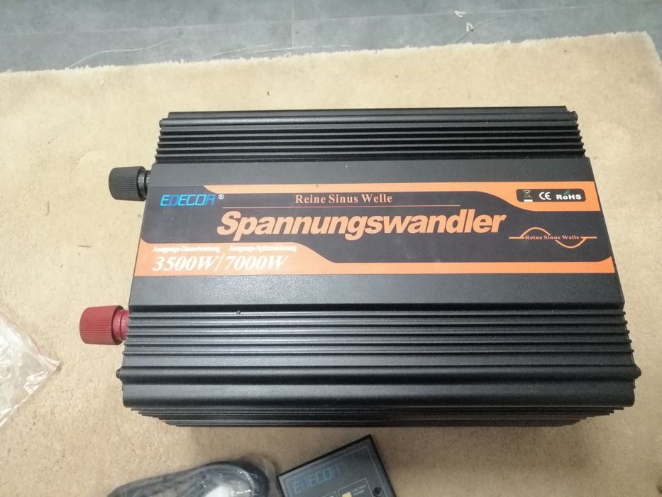 Przetwornica 12v na 230v o mocy 3000W do 7000W, czysty sinus