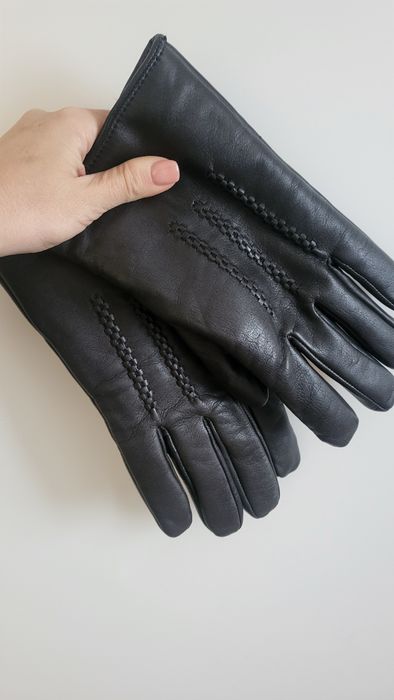 Кожаные перчатки новые