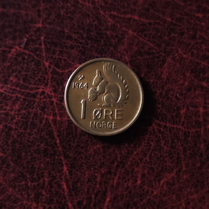 1 øre 1959, 1964, 1965 - Norwegia