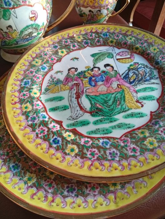 Conjunto porcelana de Macau446992223747461121