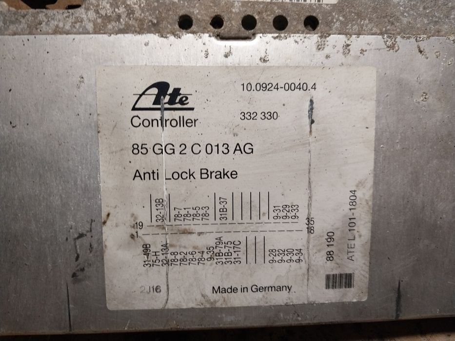 Блок керування ABS, Anti lock brake, Ford Sierra 2.0 Doch 1992 року