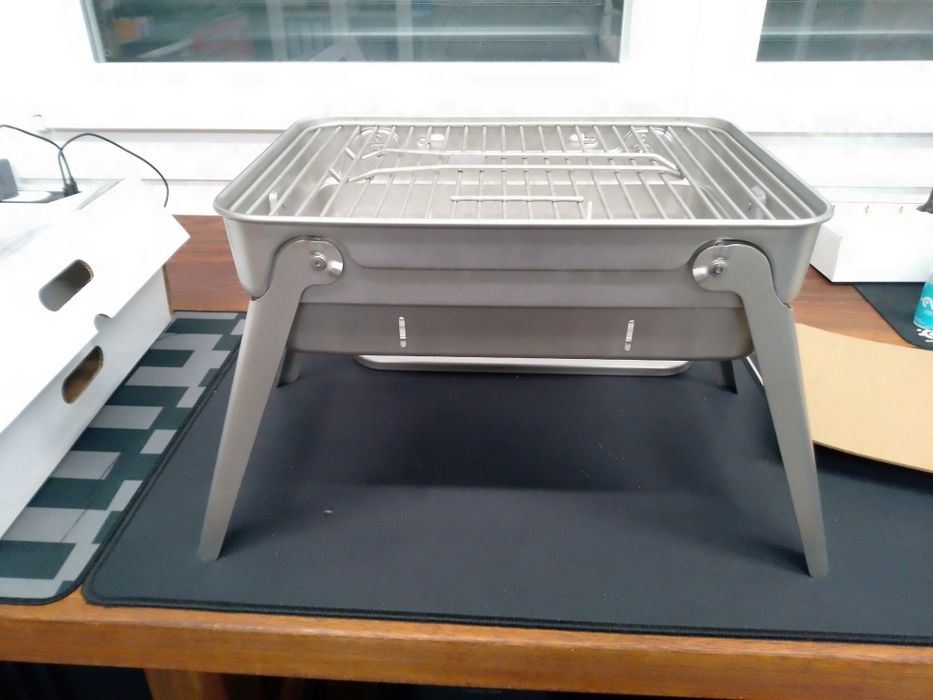Barbecue 4P aço inox Decathlon