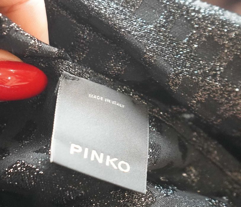 Błyszcząca nitka body Pinko