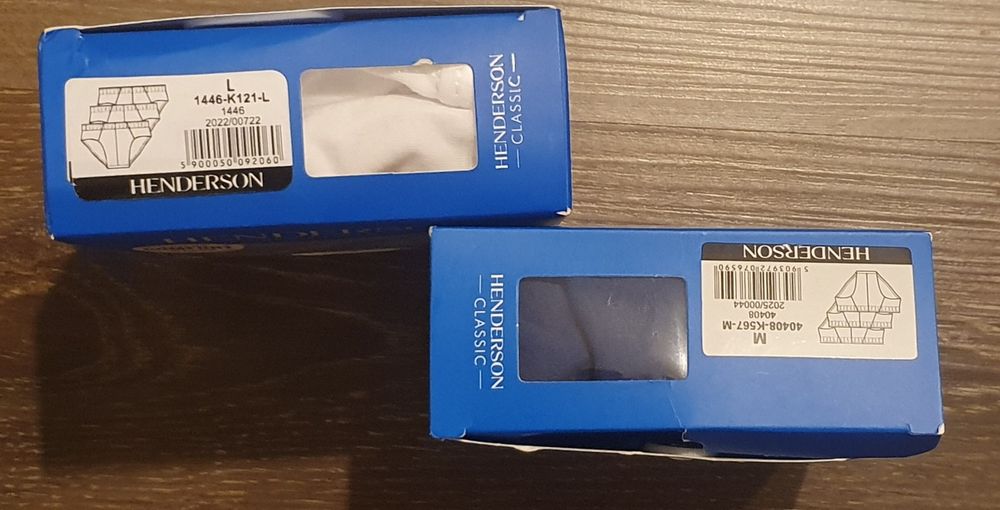 3pack meskie slipy majtki M & L Henderson Bawelna