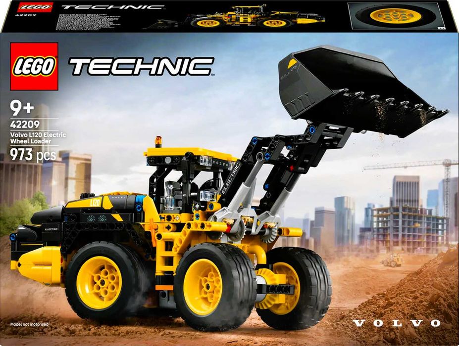 LEGO Technic Volvo L120 Elektryczna ładowarka kołowa Koparka do zabaw