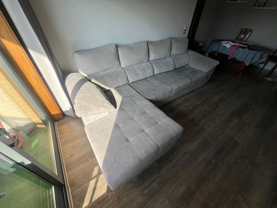 Sofá 4 lugares + chaise long