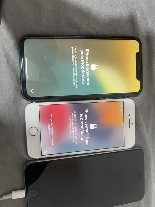 Iphone 6  Plus Iphone 8 Iphone XR Tudo para pecas Bloqueados