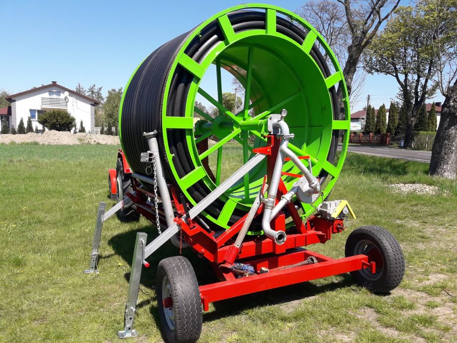 Deszczownia szpulowa Odra 380 m na turbinie