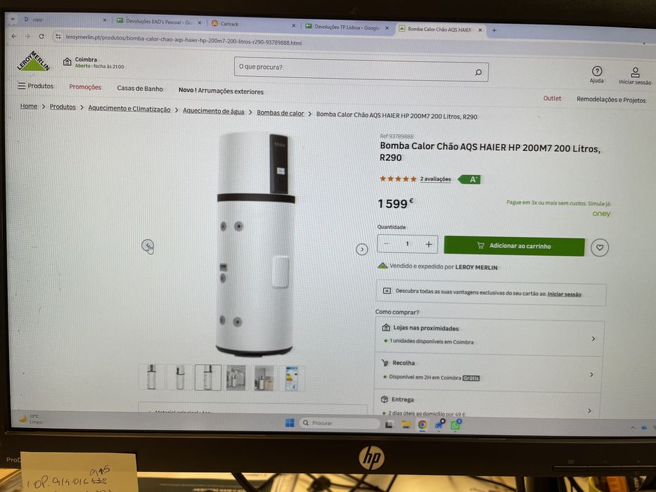 Bomba aquecimento