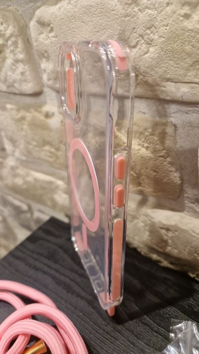 Etui Strap do Iphone 15 Różowy
