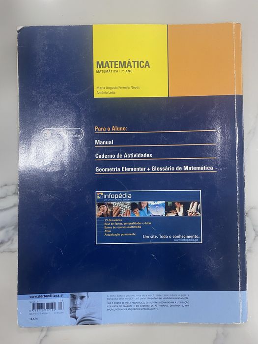 Livro de matematica 7 ano Porto Editora