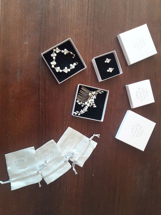 Grzebyk Biżuteria ślubna NOVIA BLANCA