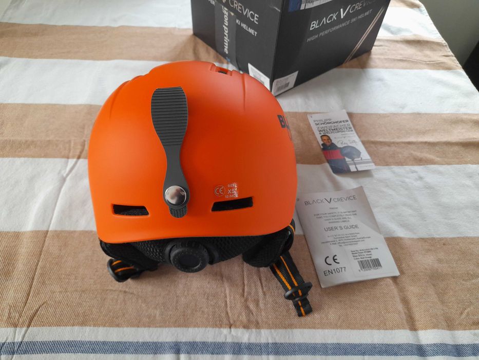 Black Crevice Dziecięcy kask narciarski Stubai XS 52-54cm