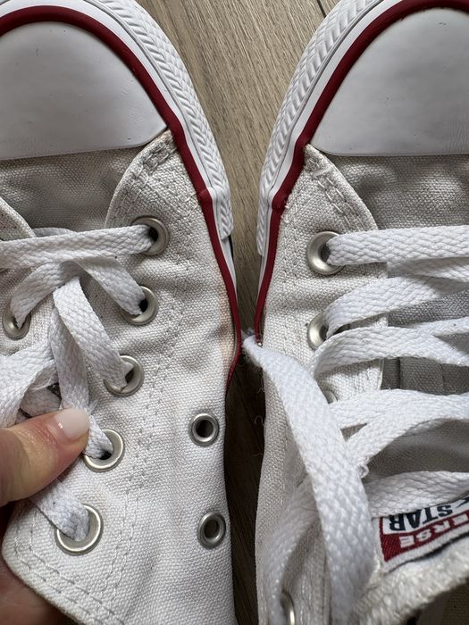Białe converse 36,5