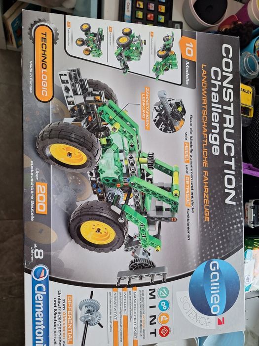 Galileo science construction challenge pojazdy rolnicze jak lego
