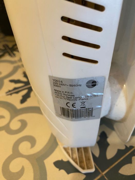 Aquecedor oleo mini 500 W EQUATION