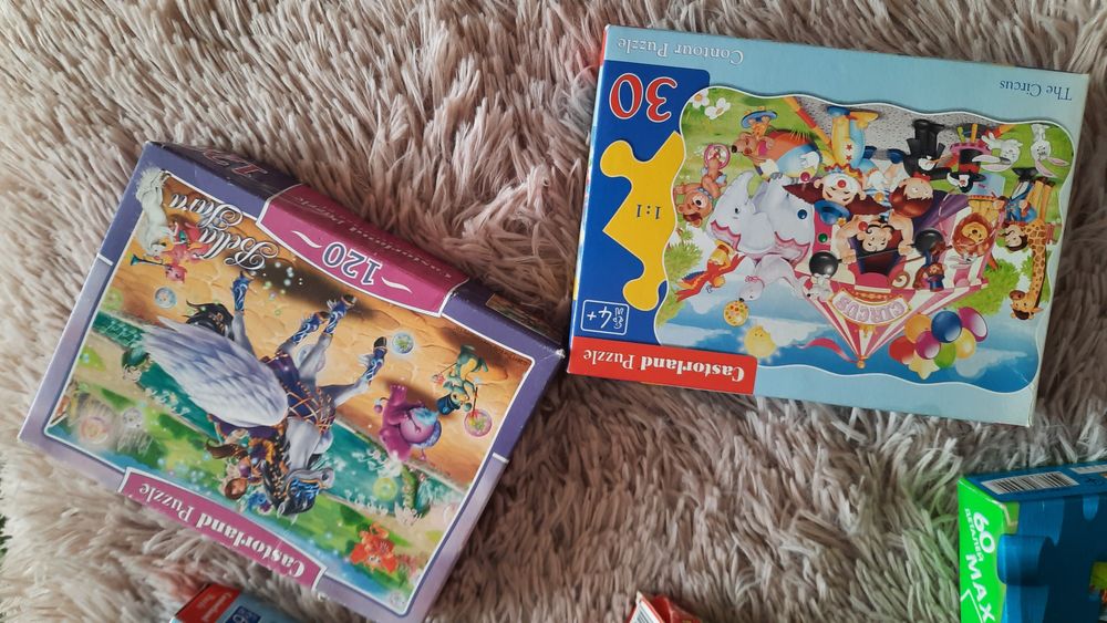 Пазлы на 30, 60, 70, 120 и 220 деталей