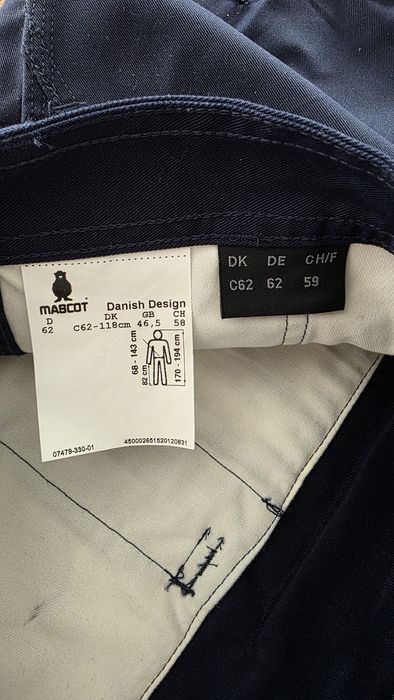 Spodnie robocze MASCOT Pasadena rozm 62