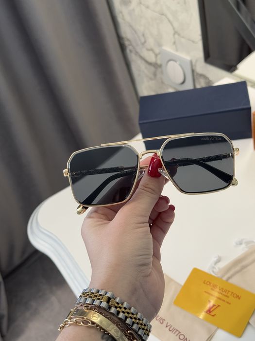 Солнцезащитные лого очки louis vuitton полный комплект