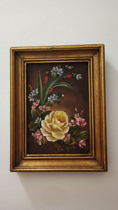Quadros pintados a óleo antigos