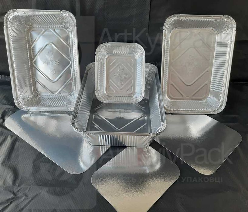 Контейнер з фольги Одноразовая Посуда Судок с фольги