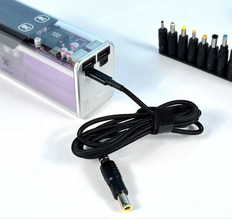 Універсальний Кабель Живлення Ноутбука 100W Type-C to DC 5.5×2.5 mm