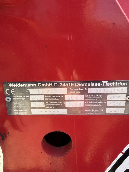 Ładowarka Przegubowa Weidemann 4070