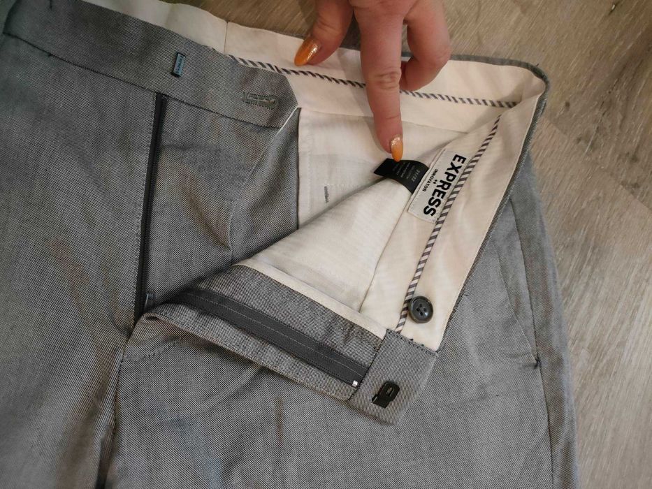 Spodnie męskie eleganckie klasyczne 31/32 EXPRESS INNOVATOR