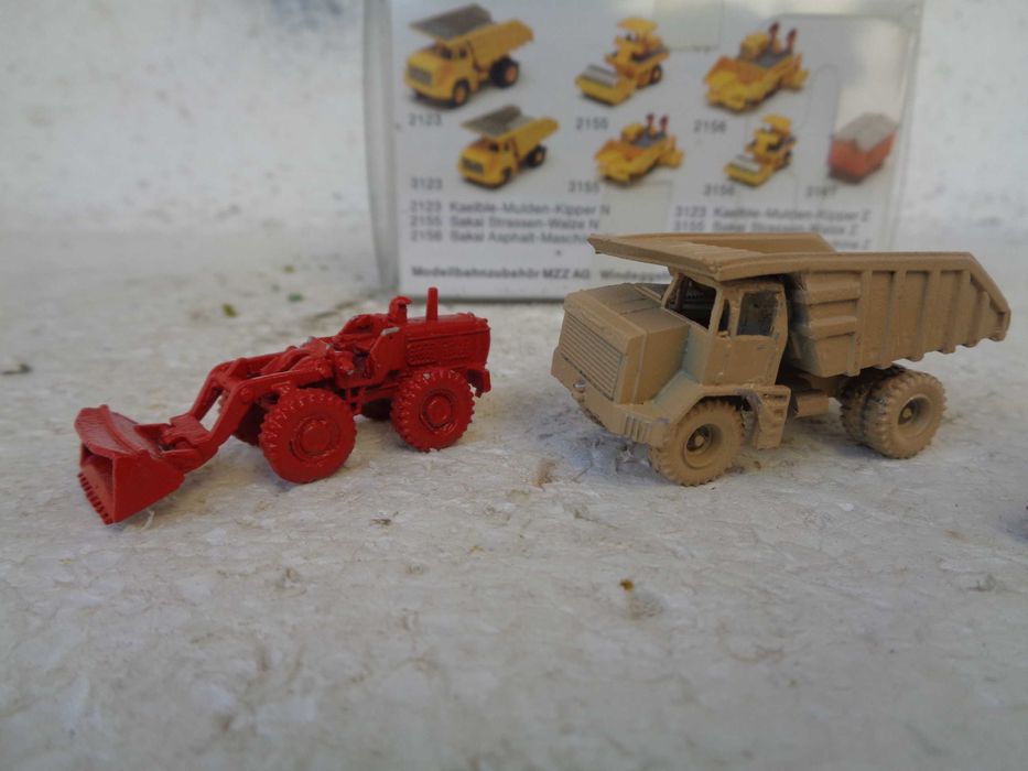 1:160 Lote 3 veiculos de Obras ver fotos pista comboio