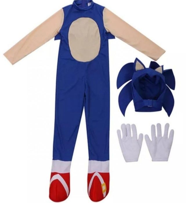 Дитячий костюм Сонік на 3-4, 5-6, 7-8, 9-10 років