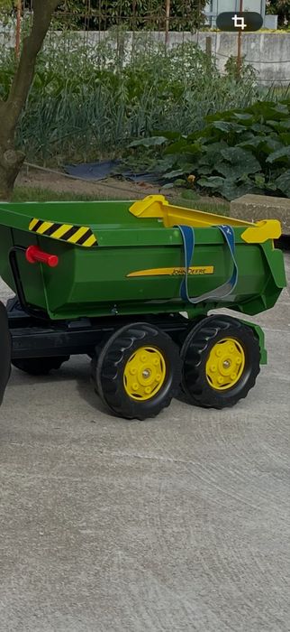 Mini trator John Deer  a Pedais + Atrelado  Oficial