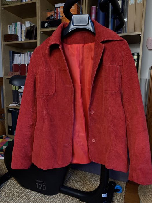 Red Bombazine Coat