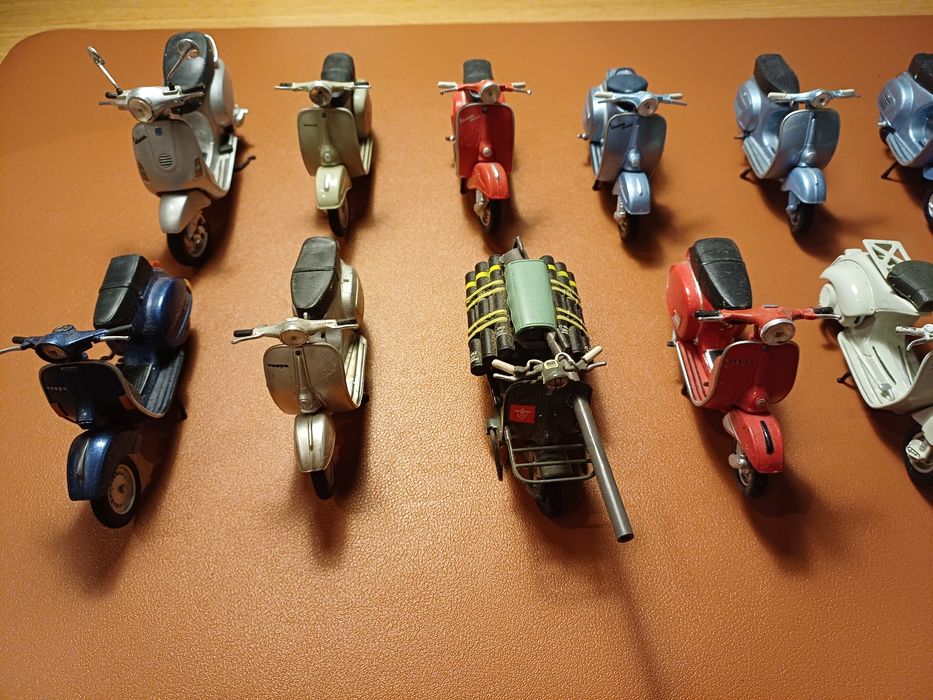 Coleção miniatura Vespa