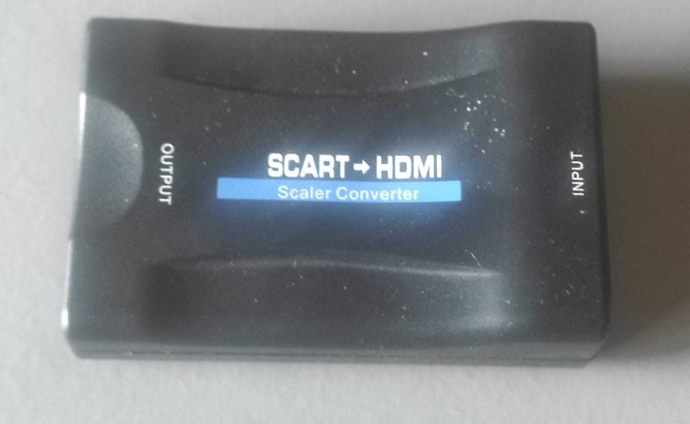 Conversor SCART para HDMI – ideal para consolas retro, VHS, DVD etc