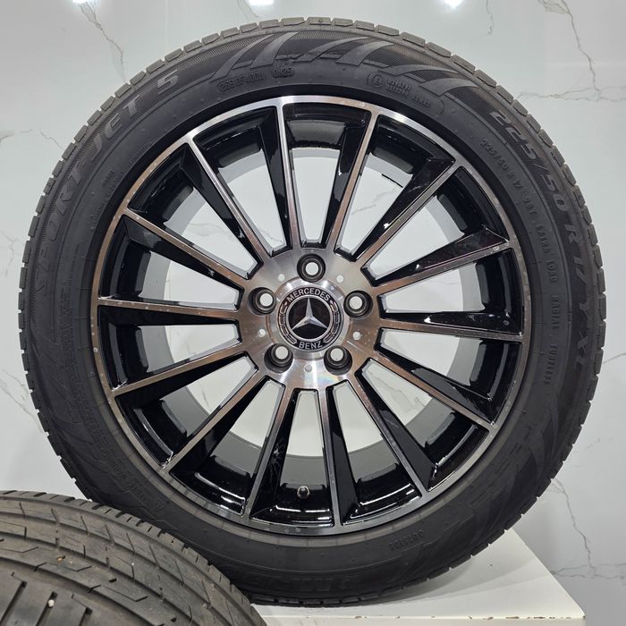 Jantes 17" Compatíveis Mercedes AMG classe C W205 com pneus 5x112