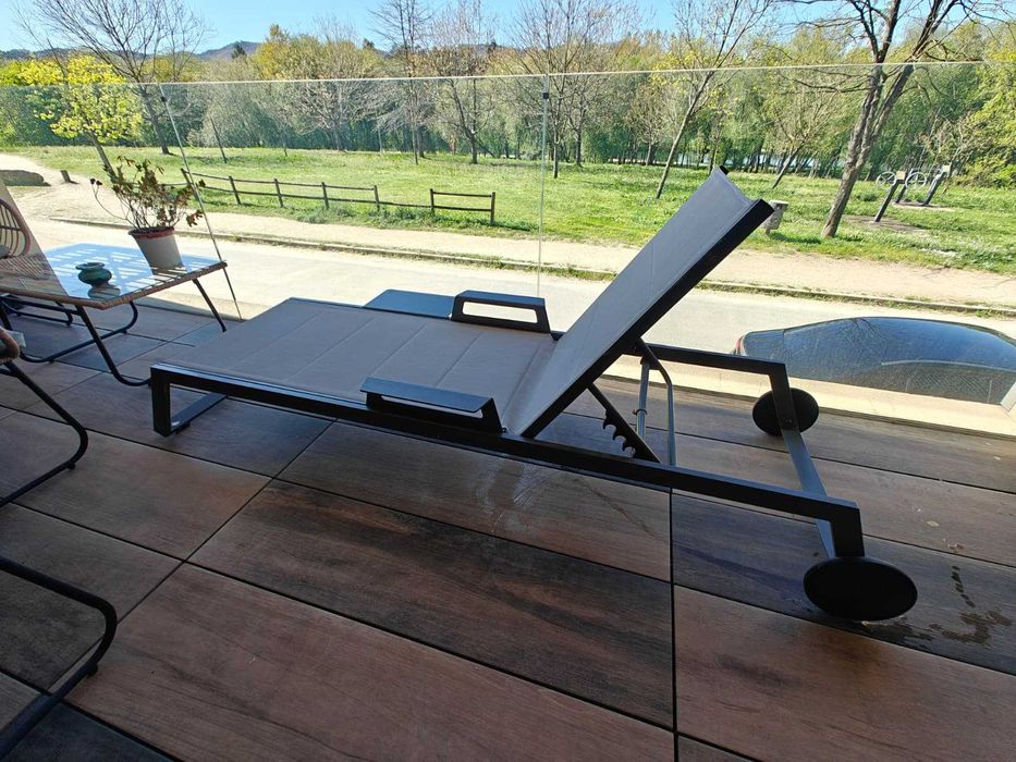 Cadeira de jardim reclinável (Preço rebaixado)