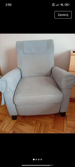 Fotel Ikea rozkładany
